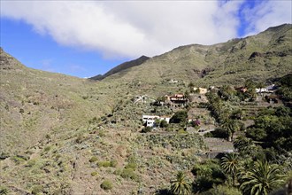 Mountain village Masca, Masca Gorge, Montana Teno Mountains, Tenerife, Canary Islands, Spain,