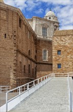 Back of Cadiz Cathedral, Andalusia, Spain, Europe