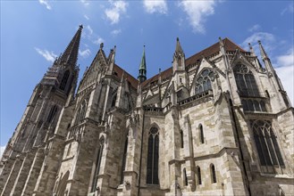 St Peter's Cathedral, Regensburg, Upper Palatinate, Bavaria, Germany, Europe