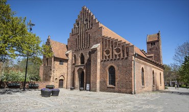 The monastery in Ystad, built in 1267, now museum and municipal church, Ystad, Skane County,