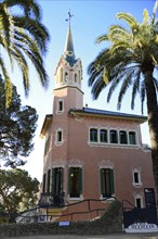 Antoni Gaudi, Park Guell, UNESCO World Heritage Site, Barcelona, Catalonia, Spain, Europe,
