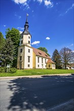 Lebusa village church, Elbe-Elster district, Brandenburg, Germany, Europe