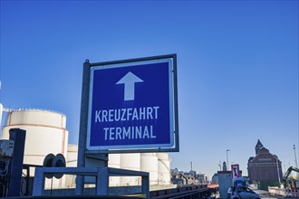 Cruise terminal in Westhafen, Berlin, Germany, Europe