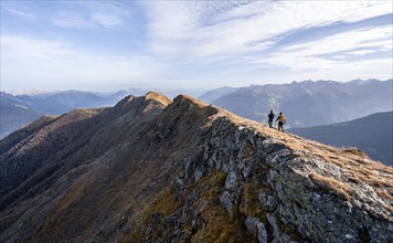 Mountaineer on the Grad, Venet crossing, Oetztal Alps, Tyrol, Austria, Europe