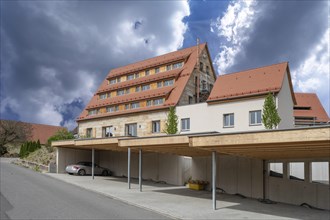 Conversion of a former barn into a residential building, Simonsnhofen, Middle Franconia, Bavaria,