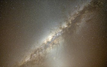 Starry sky with the Milky Way, astrophotography, Namibia, Africa