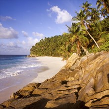 Anse Victorin beach, Fregate, Seychelles, Africa