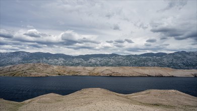 Paska Vrata, lunar landscape, island of Pag, Zadar, Dalmatia, Croatia, Europe