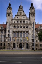 New City Hall, Leipzig, Saxony, Germany, Europe