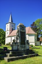 Garlitz village church, Maerkisch Luch, Brandenburg, Germany, Europe