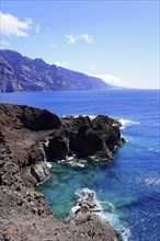 Landscape with lighthouse at Punta de Teno, northwest coast, Tenerife, Canary Islands, Spain,
