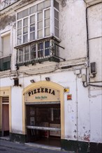 Vacant pizzeria, Cadiz, Andalusia, Spain, Europe
