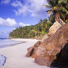 Anse Victorin beach, Fregate, Seychelles, Africa