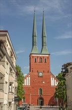 The cathedral in Vaexjoe, Smaland county, Sweden, Scandinavia, Europe