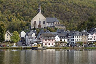 View of the wine village of Beilstein, Moselle, Rhineland-Palatinate, Germany, Europe