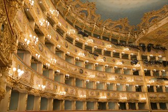 Grand Theater La Fenice in Venice, Veneto, Italy, Europe