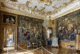 Southern Imperial Room, Wuerzburg Residence, UNESCO World Heritage Site, Wuerzburg, Lower