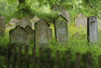 Jewish cemetery, Kochertal, Kocher, Schwaebisch Hall, Baden-Wuerttemberg, Germany, Europe