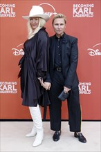 Dawid Tomaszewski and Sandra Hansen (designer, Lemanja) at the German premiere of Becoming Karl