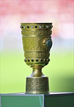 Cup, DFB Cup, trophy, stands on pedestal, 81st DFB Cup Final 2024, Olympiastadion Berlin, Germany,