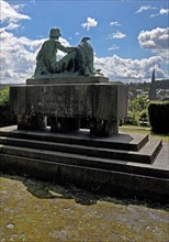 Memorial to the dead of the wars of 1866, 1870 and 1871, Volmarstein, Wetter (Ruhr), Ruhr area,