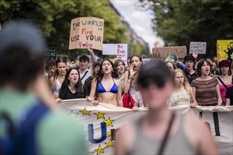 Berlin, 31.05.2024. Climate strike by Fridays For Future with over 13, 000 mostly young people in