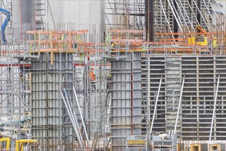 Infineon extension construction site in Dresden, Dresden, Saxony, Germany, Europe