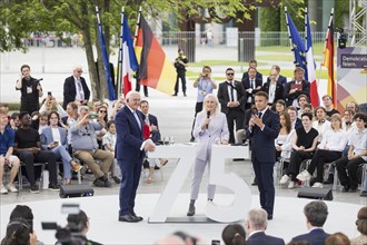 Frank-Walter Steinmeier (President of the Federal Republic of Germany) and Emmanuel Macron