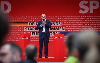 SPD rally for the European elections with Federal Chancellor Olaf Scholz. Leipzig, 01.06.2024