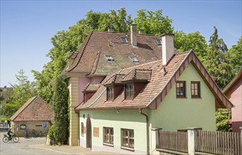 Town view, old building, Auf dem Rempart, Old Town, Staufen im Breisgau, Baden-Wuerttemberg,