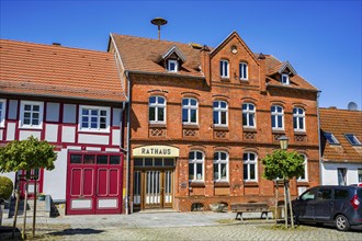 Freyenstein Town Hall, Wittstock Dosse, Brandenburg, Germany, Europe