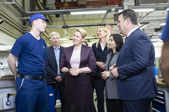 Hubertus Heil (SPD), Federal Minister of Labour and Social Affairs, Franziska Giffey (SPD), Senator