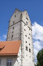 The Frauentor, historic town gate in the historic town centre of Ravensburg, Ravensburg district,