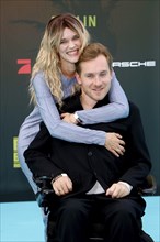 Sarah Elena Timpe and Samuel Koch at the Bad Boys, Ride or die Germany premiere in Berlin at the