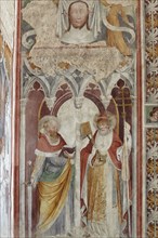 Frescoes in the collegiate church, Benedictine Abbey of St. Paul in Lavanttal, Carinthia, Austria,