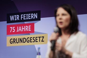 Annalena Baerbock (Alliance 90/The Greens), Federal Foreign Minister, recorded at a citizens'