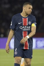 Football match, captain Kylian MBAPPE' Paris St. Germain looking resignedly to the right, Parc des
