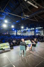 Berlin, 27.05.2024. Foreign Minister Annalena Baerbock (Buendnis90/Die Gruenen) speaks on stage