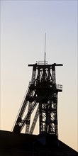Tomson-buck headframe, former Gneisenau colliery, Dortmund, Ruhr area, North Rhine-Westphalia,