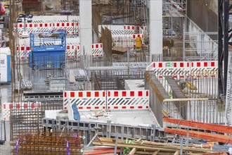 Infineon extension construction site in Dresden, Dresden, Saxony, Germany, Europe