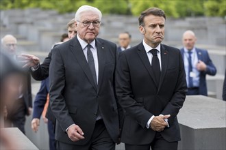 Frank-Walter Steinmeier (President of the Federal Republic of Germany) and Emmanuel Macron