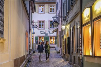 Wirtshaus Zum Deutschen Haus, Buttergasse, Schusterstrasse, Freiburg im Breisgau,