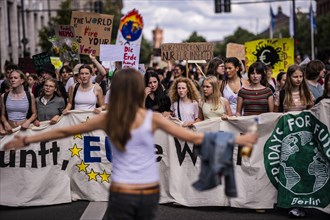 Berlin, 31.05.2024. Climate strike by Fridays For Future with over 13, 000 mostly young people in