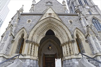 Architecture, church portal, Montreal, Province of Quebec, Canada, North America