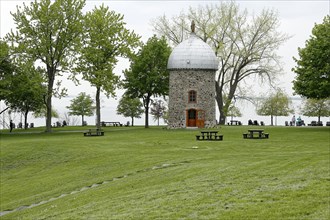 Restored Mill on Saint Bernard Island, Chateauguay, Province of Quebec, Canada, North America