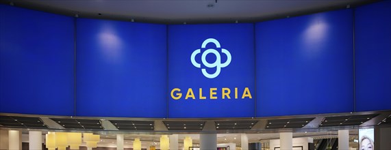 Galeria Kaufhof, logo, department stores' chain, retail, shop, Leipzig, Saxony, Germany, Europe