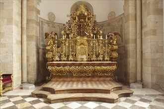Altar, Benedictine Abbey of St Paul in Lavanttal, Carinthia, Austria, Europe