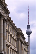 Humboldt Forum, City Palace, Berlin Palace, Alex TV Tower, Berlin, Germany, Europe
