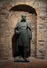 Monument to Kaiser Wilhelm I, equestrian staircase, Spandau Citadel, Spandau district, Berlin,