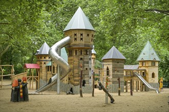 Magic playground, climbing castle, playground at RIAS, Volkspark Wilmersdorf, Kufsteiner Strasse,